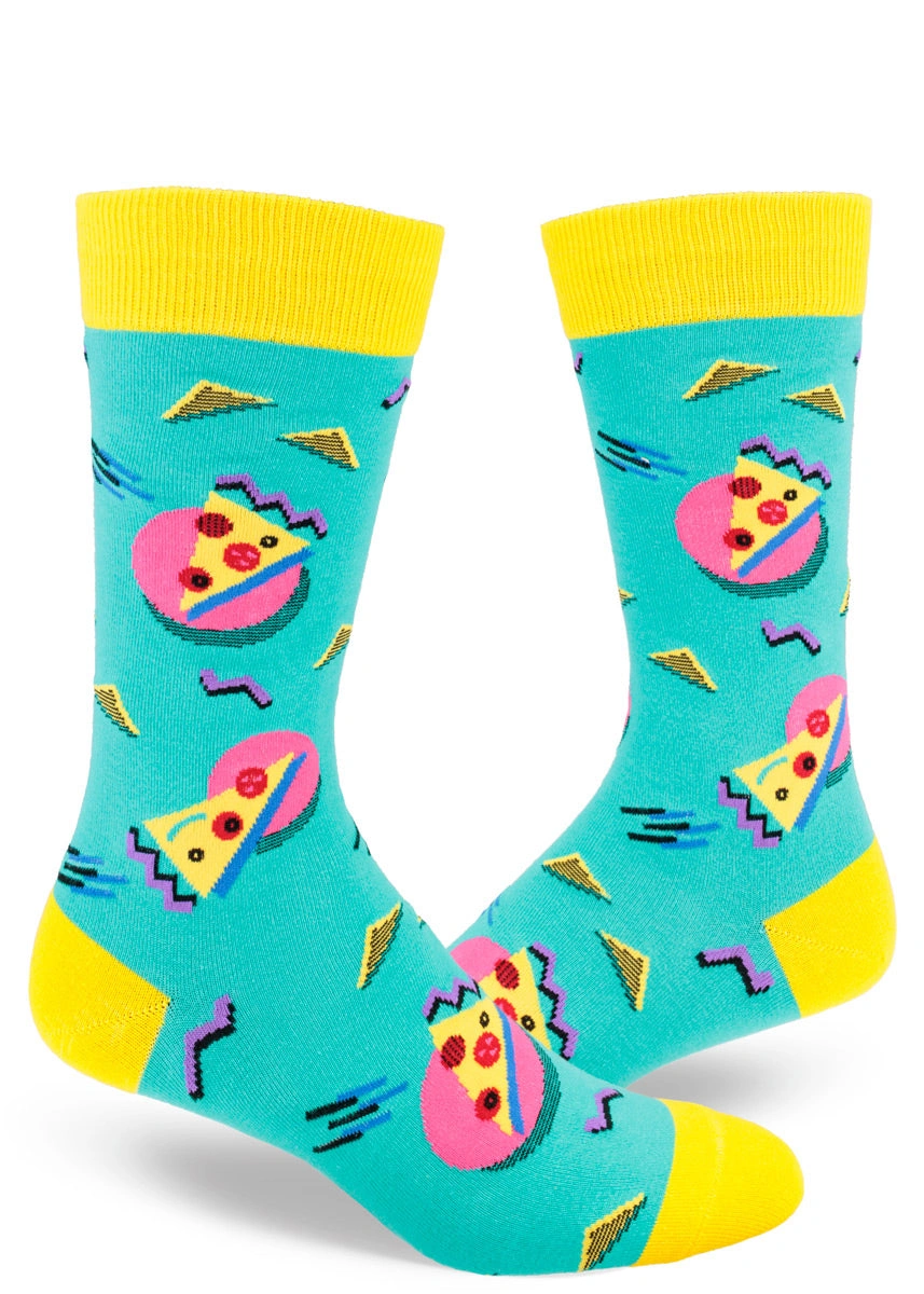 Totally Rad 80s Pizza Party Crew Tee – Level Up Your Retro Vibes!